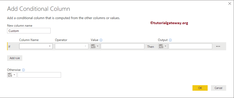 Agregar columna condicional en Power BI 4