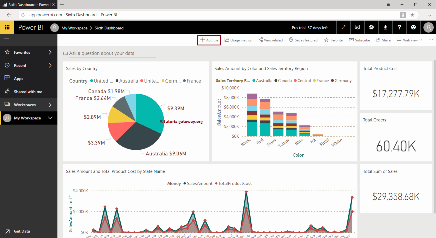 Agregar título al panel de Power BI 2