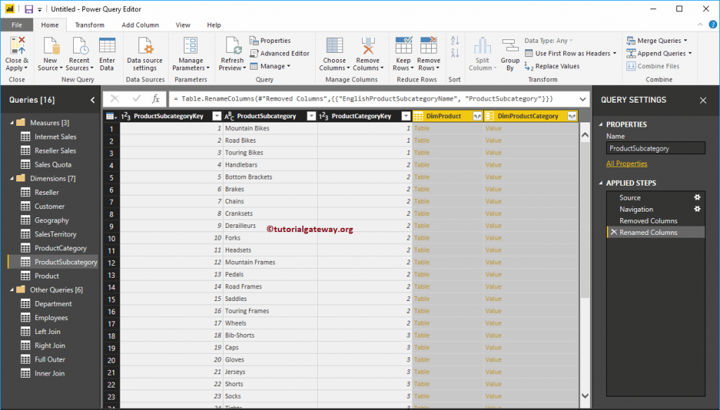 Merge multiple tables in Power BI R Marketing Digital