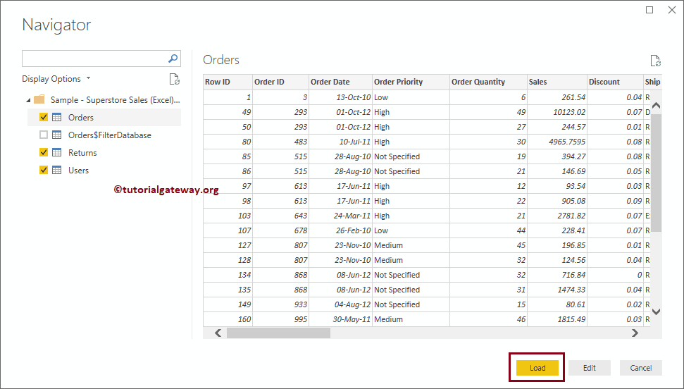 Conecte Power BI a varias hojas de Excel