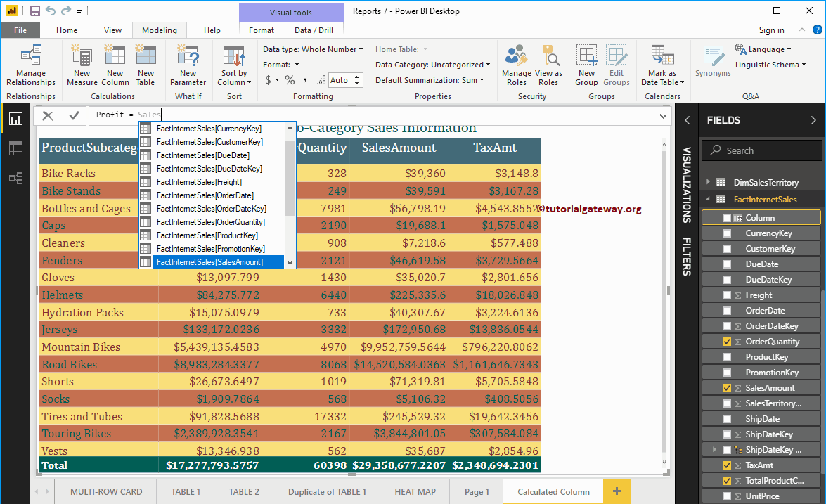 Crear columnas calculadas en Power BI 5