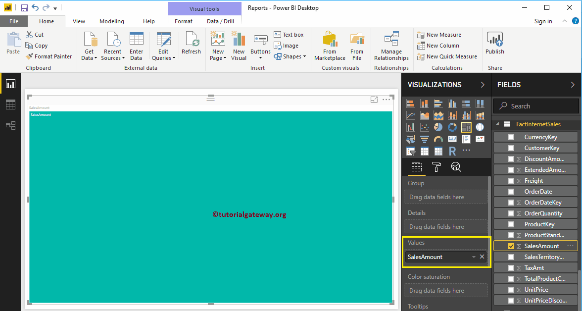 Crear mapa de árbol de Power BI 5