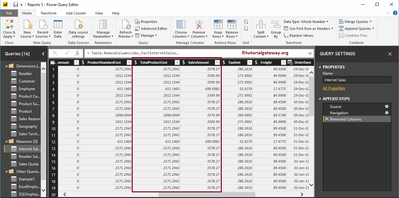 Crear una columna personalizada en Power BI 2