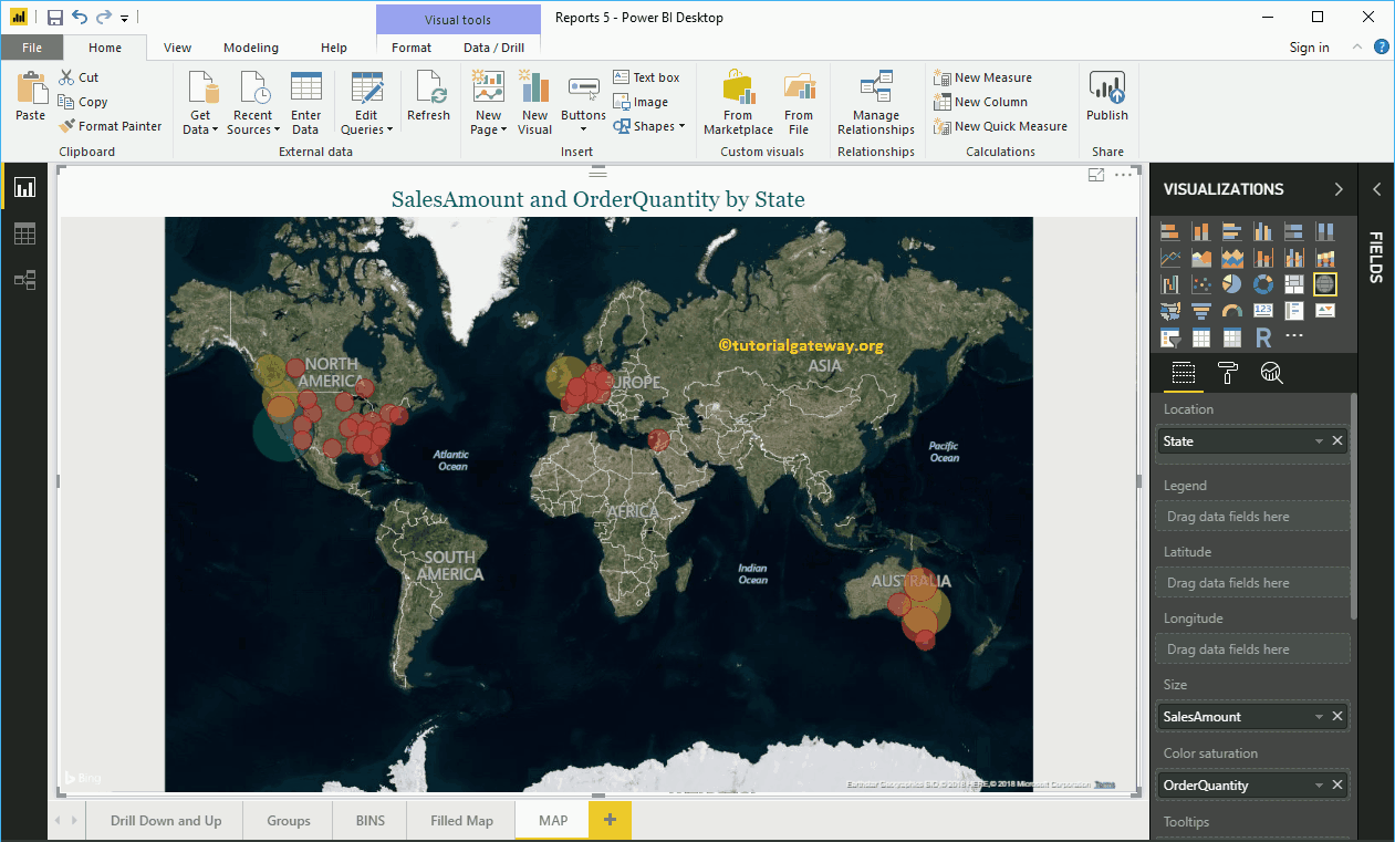 Crear un mapa en Power BI 10