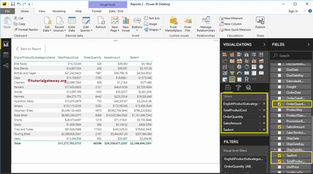 Crear una tabla en Power BI R Marketing Digital