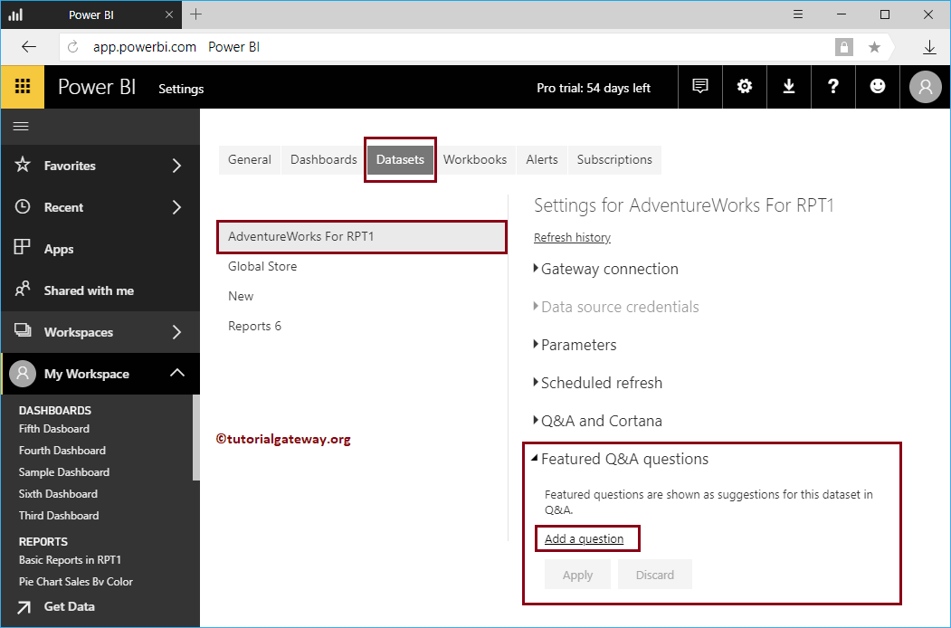 Personalizar sugerencias de preguntas y respuestas de Power BI 4