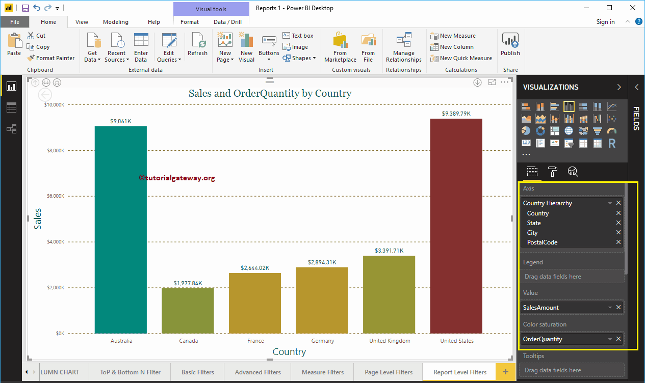 Obtener detalles de los filtros en Power BI 1