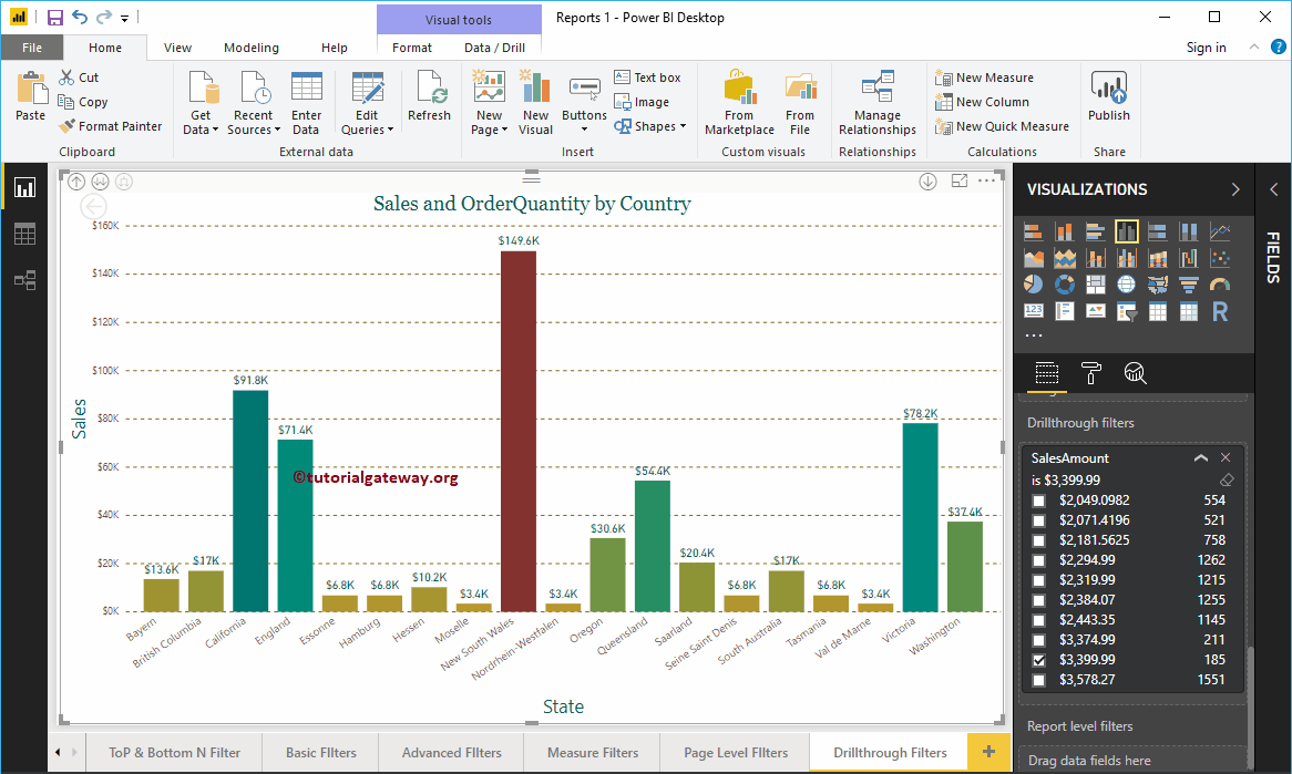 Obtener detalles de los filtros en Power BI 13