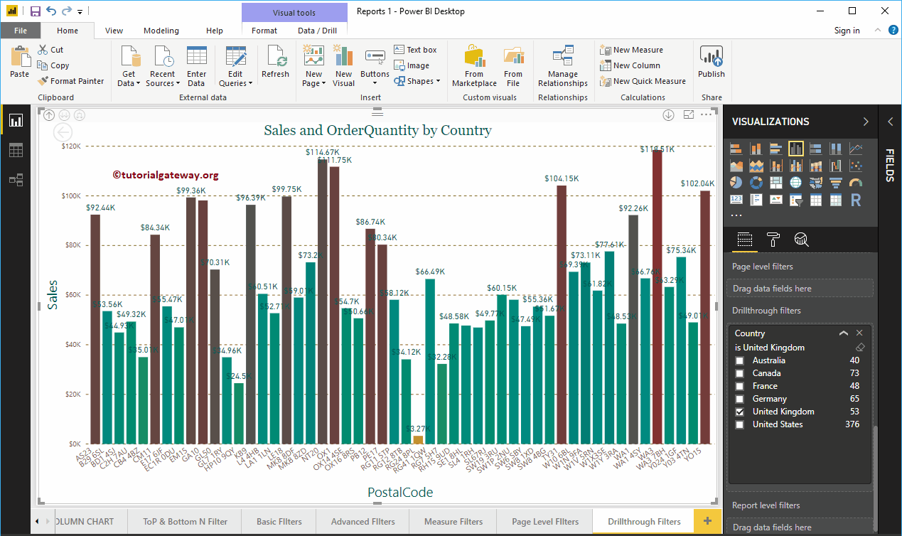 Obtener detalles de los filtros en Power BI 8