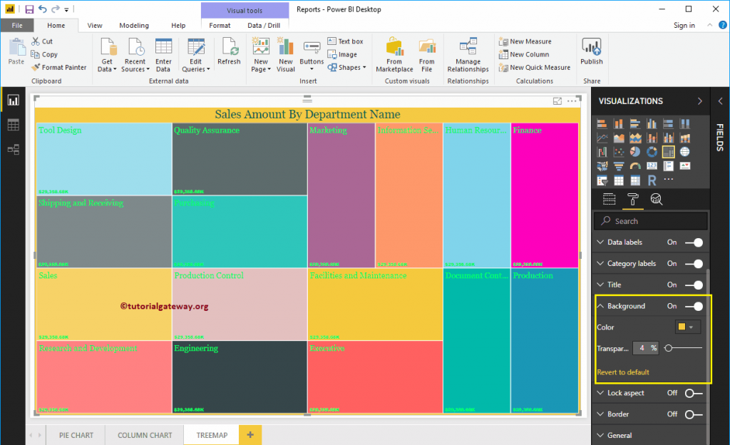 Format the treemap in Power BI - R Marketing Digital