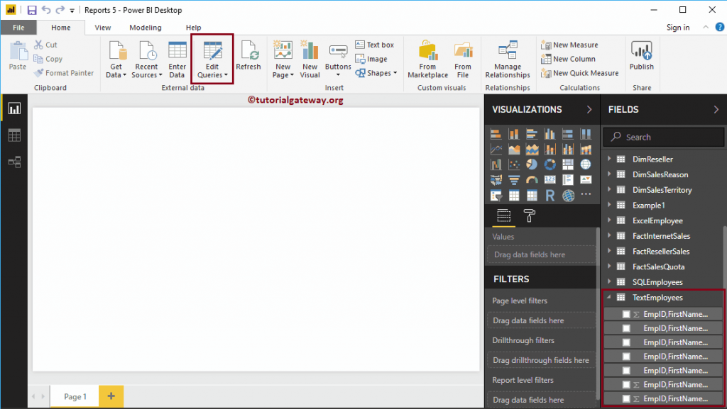 How to rename columns in Power BI R Marketing Digital