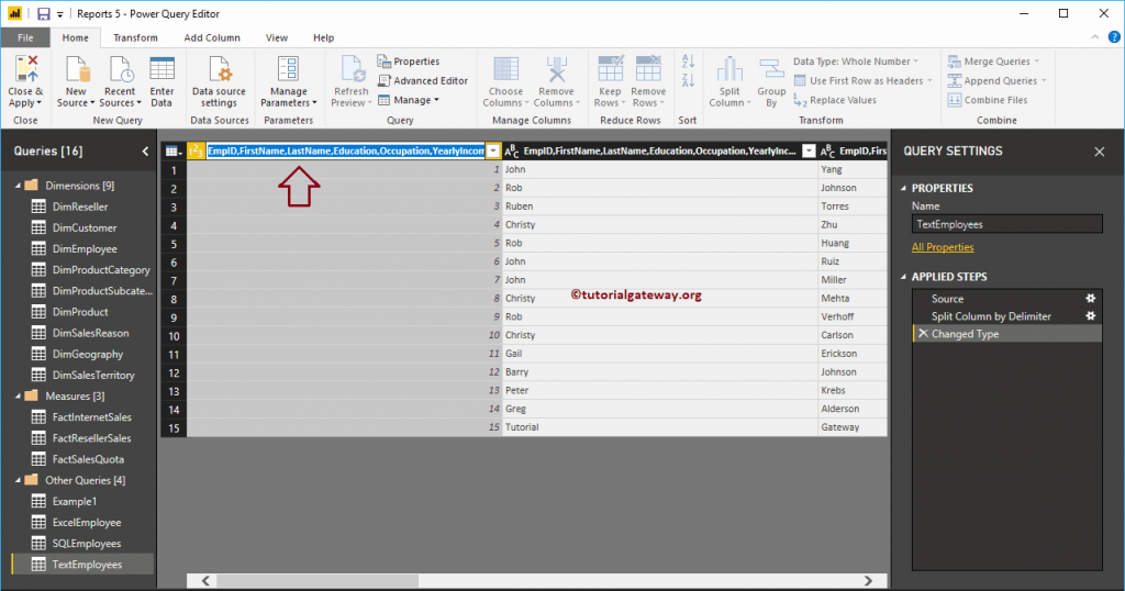 How to rename columns in Power BI R Marketing Digital