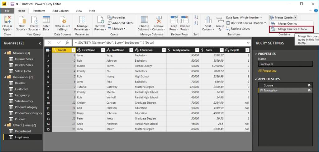 Joins Power BI - R Marketing Digital