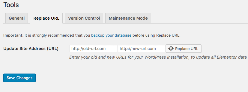 </noscript>J'ai changé l'URL de mon site Web et Elementor ne fonctionne plus