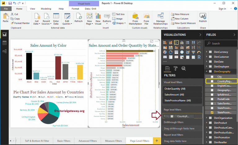 Power BI Page Level Filters - R Marketing Digital