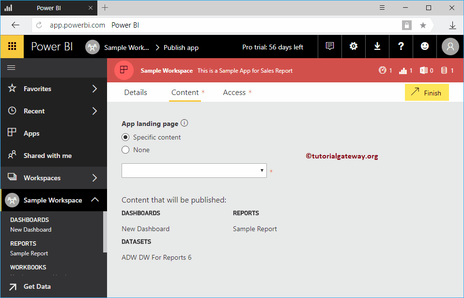 Publicar aplicación en Power BI 5