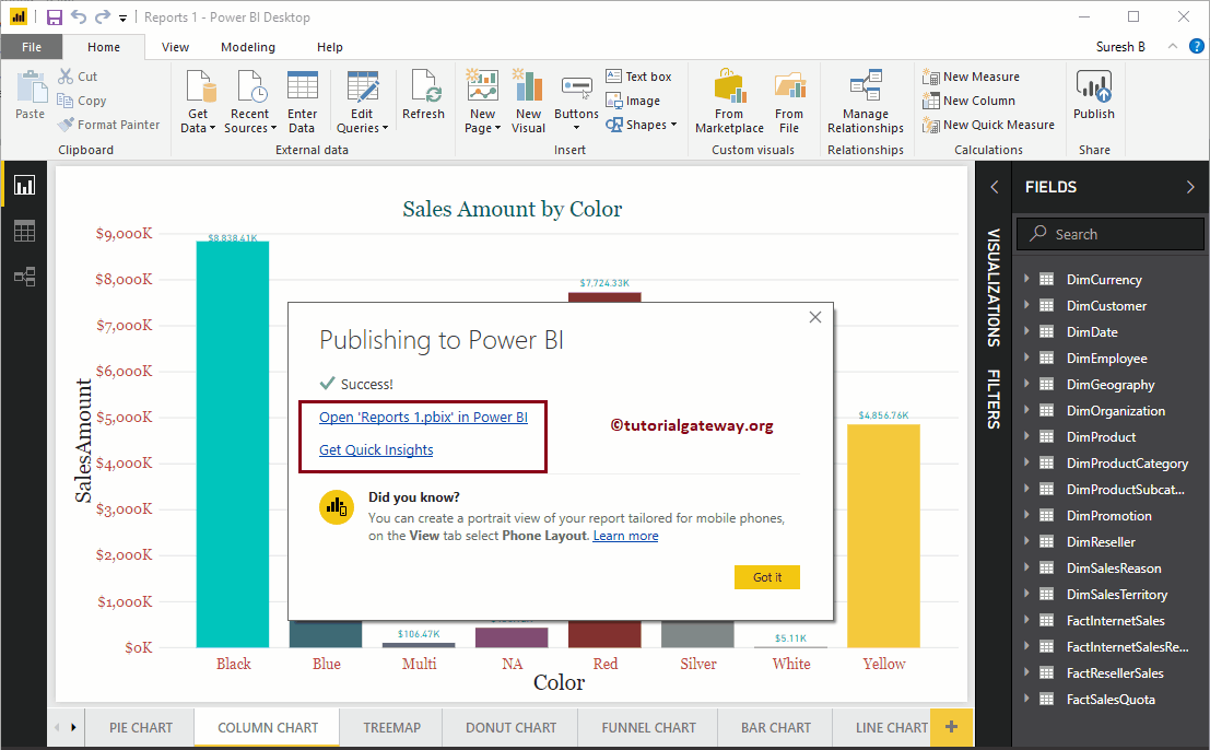 Publicar informes de Power BI Desktop 5