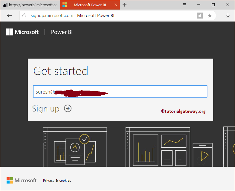 Registrarse en el servicio 2 de Power BI