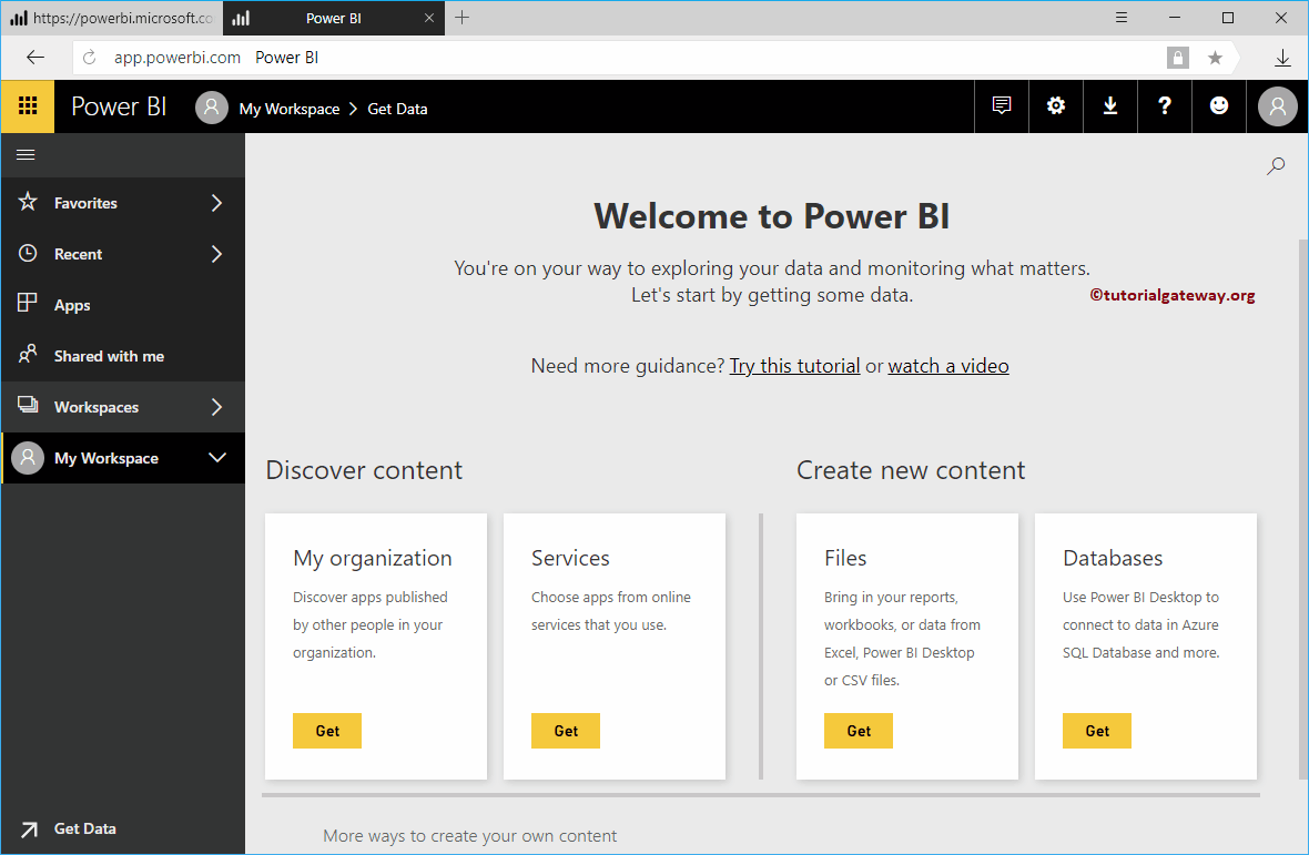 Registrarse en el servicio Power BI 4