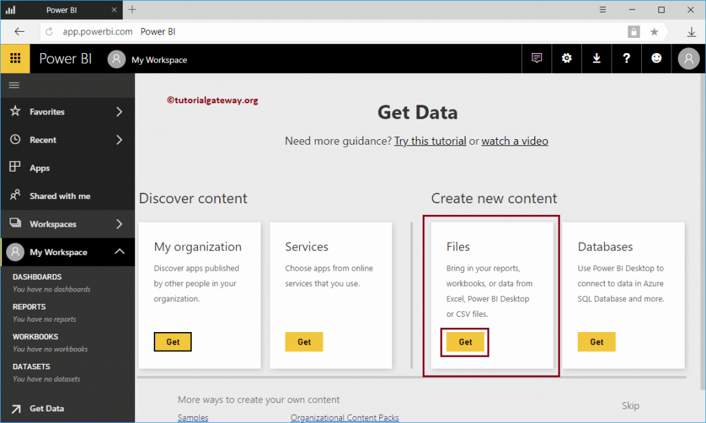 Upload Excel files to the Power BI dashboard | R Digital Marketing