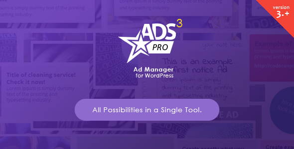 Complemento de WordPres de Ads Pro