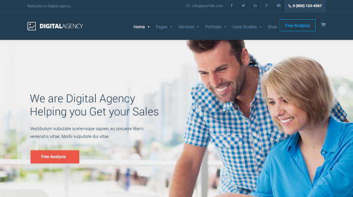 Digital Agency - Marketing WordPress Theme