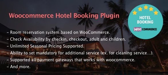 Complemento de reserva de hotel de WooCommerce