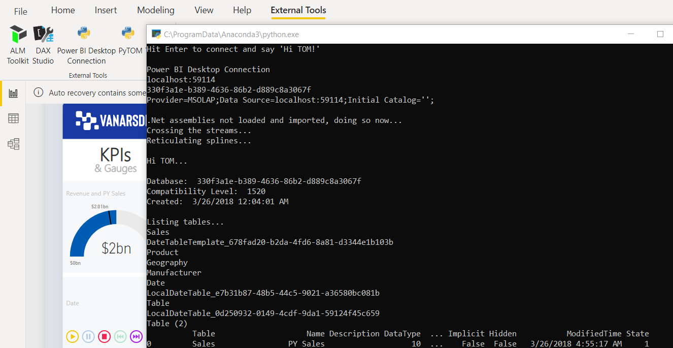 </noscript>python as an “external tool” for Power BI Desktop – part 1