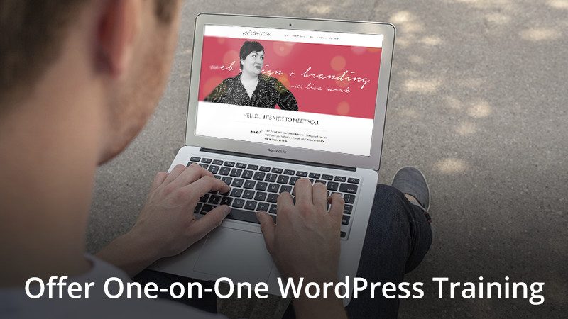 Ofrezca capacitación de WordPress uno a uno o en persona