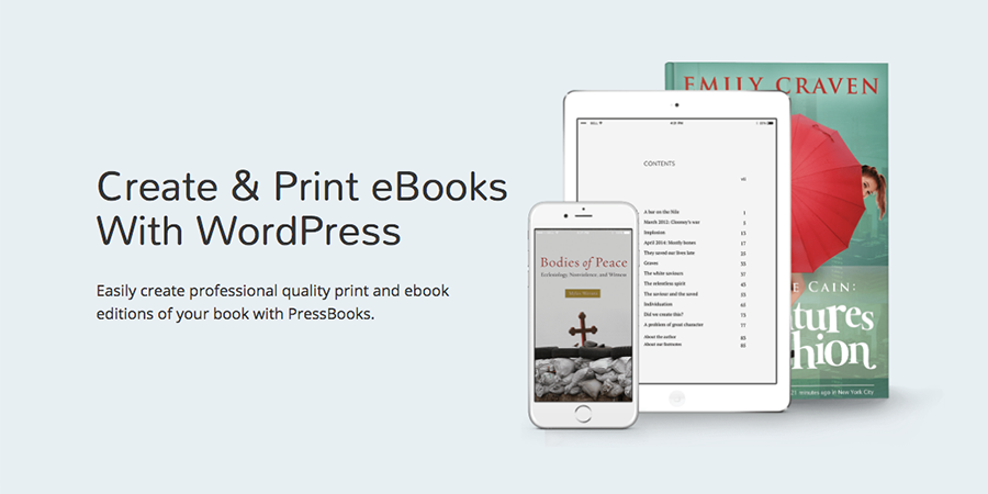 Cree y publique libros con WordPress y PressBooks