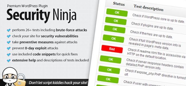 Seguridad de WordPress: ¿Puede Security Ninja mantener su sitio seguro?
