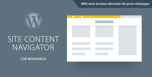 Complemento Premium Site Content Navigator para WordPress