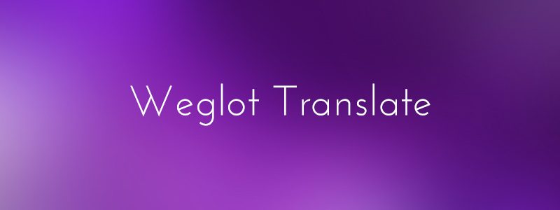 Traduce WordPress con Weglot