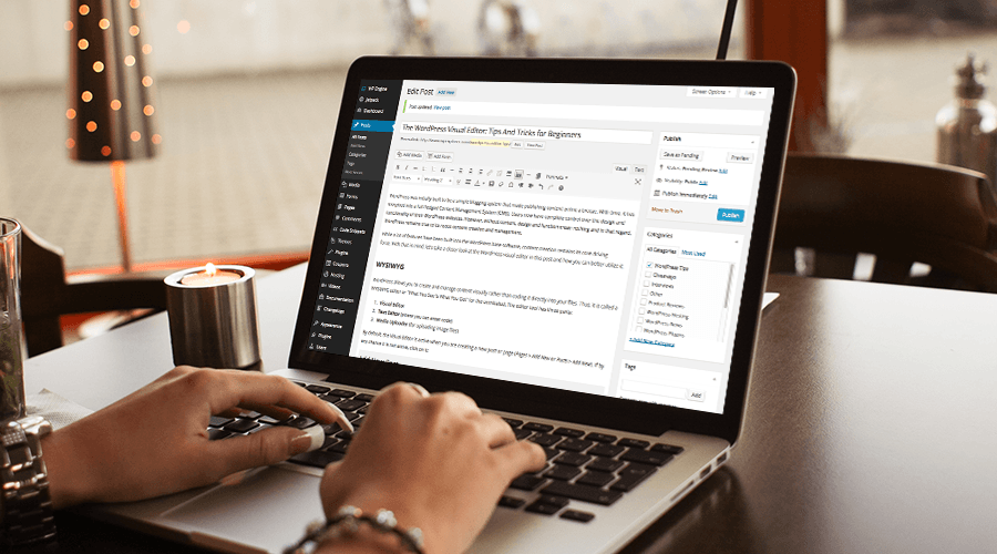 El editor visual de WordPress: consejos y trucos para principiantes