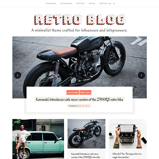 •▷ TOP Plantillas WordPress con diseño retro o vintage del 2020