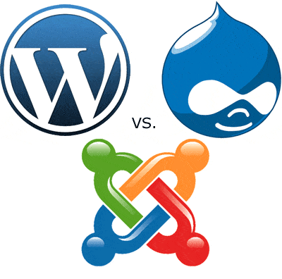 Best free CMS to make your business website: Drupal, Joomla and WordPress