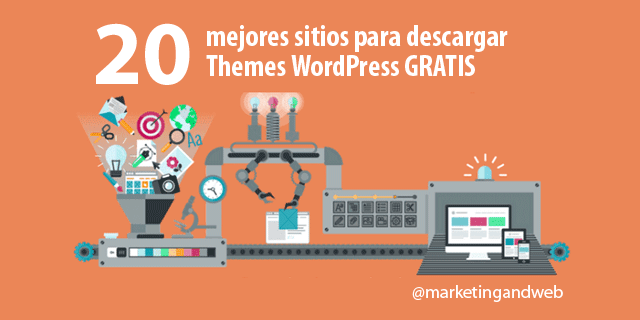 </noscript>Los 20 mejores sitios para descargar themes WordPress gratis