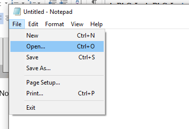 1_select-file-option-from-the-notepad-menu-and-then-click-on-open-4728552