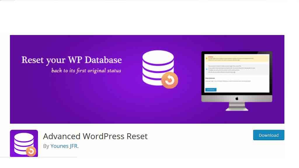 Erweitertes WordPress-Reset