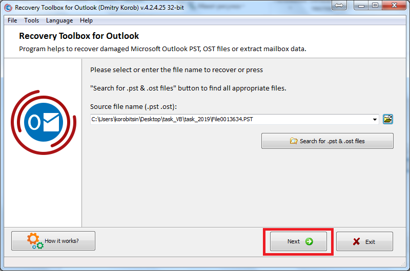 click-next-to-start-the-analysis-with-recovery-toolbox-for-outlook-2412475