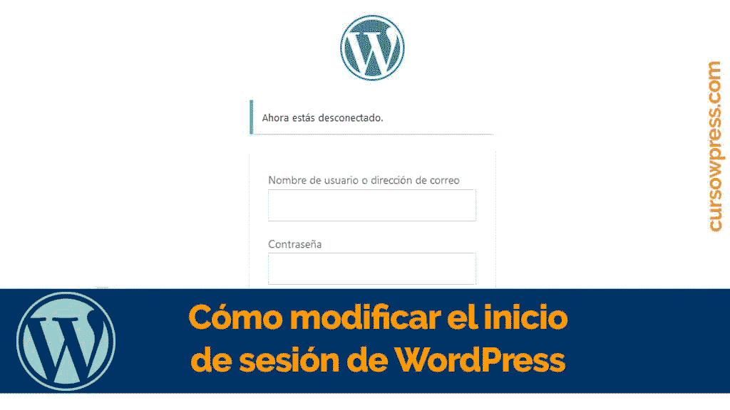 Cómo modificar el inicio de sesión de WordPress
