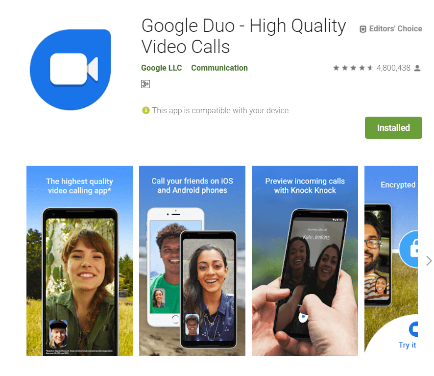 video chat apps for android 2020