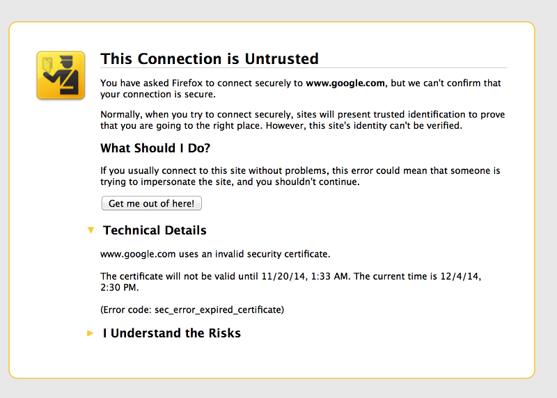 ✅ Cómo arreglar el certificado Sec_error_expired_certificate