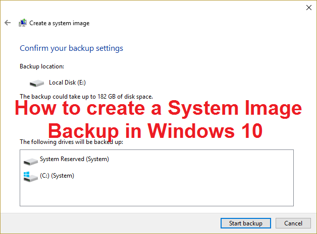 Wie erstelle ich ein System-Image-Backup? 4300969