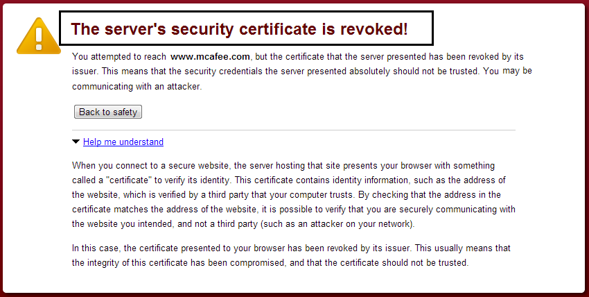 ✅ Cómo arreglar el certificado del servidor ha sido revocado en cromo