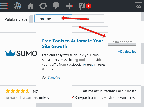 Installieren Sie das SumoMe 