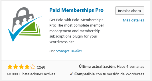 Paid Memberhip Pro