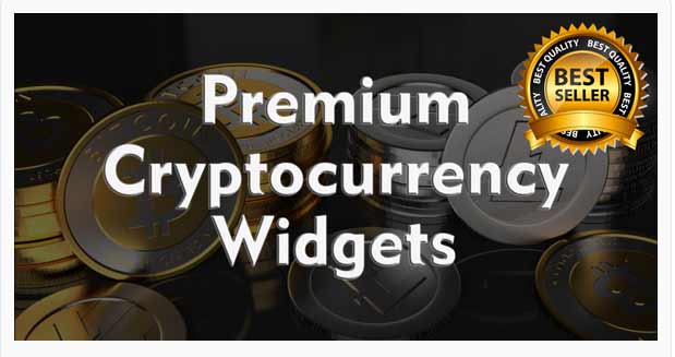 Widgets de crypto-monnaie premium