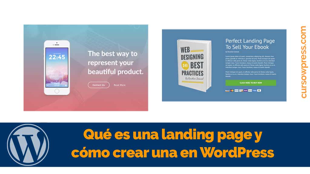 Qué es una landing page y cómo crear una en WordPress