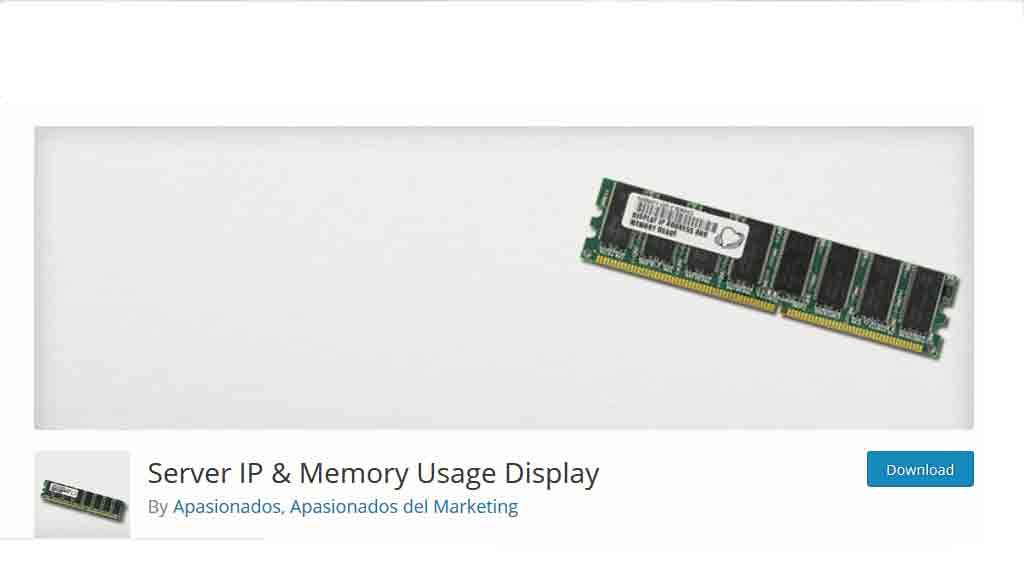 Server IP & Memory Usage Display